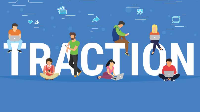How to gain right traction on social media?