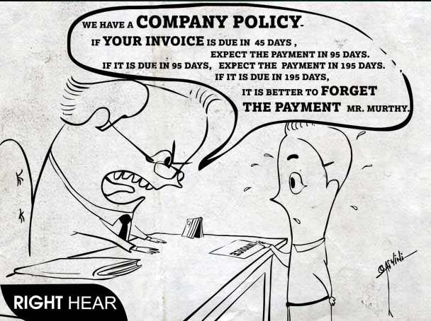 The payment is always due!