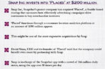 Snap Inc invests in ‘Placed’ at $200 million